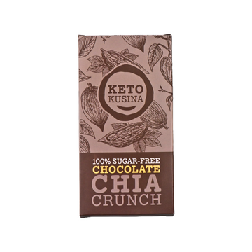 100% Sugar Free Chocolate Bar (Chia Crunch)