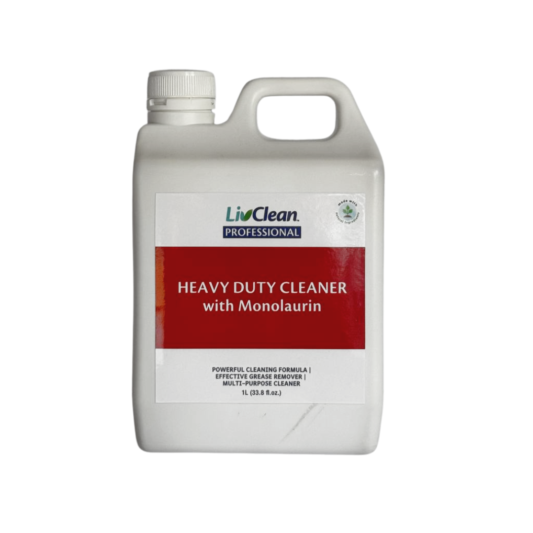 LivClean Professional Heavy Duty Cleaner with Monolaurin 1 Liter