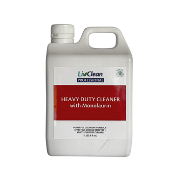 LivClean Professional Heavy Duty Cleaner with Monolaurin 1 Liter