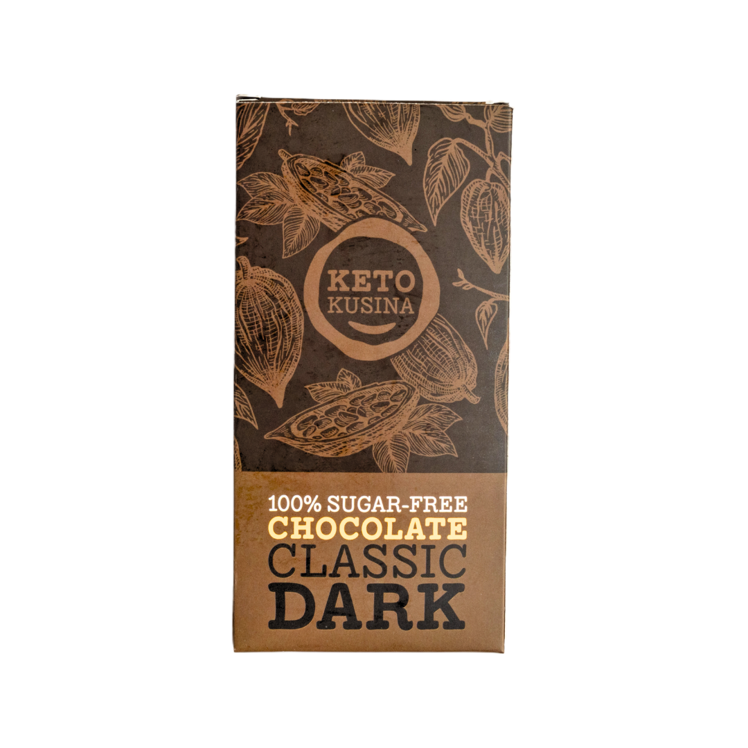 100% Sugar Free Chocolate Bar (Classic Dark)