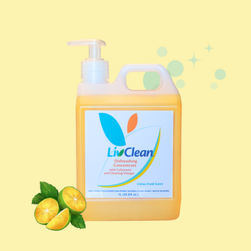 Dishwashing Concentrate with Calamansi and Cleaning Vinegar 1L