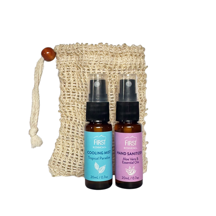 First Botanicals Cool & Clean Combo (Cooling Mist 20mL + Hand Sanitizer 20mL)