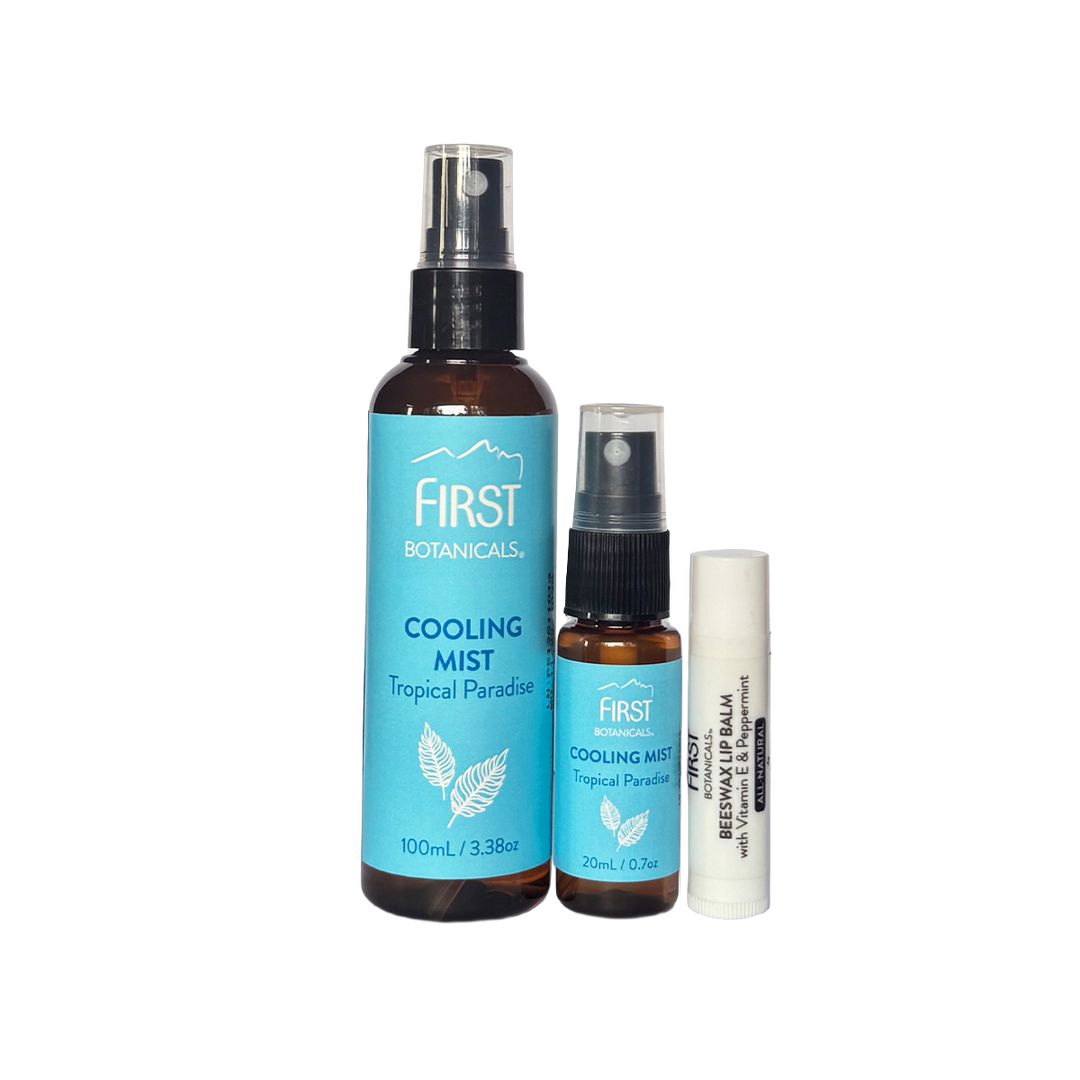 First Botanicals Cooling Mist Duo (100mL + 20mL + FREE Lip Balm)