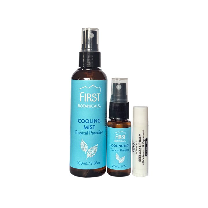First Botanicals Cooling Mist Duo (100mL + 20mL + FREE Lip Balm)