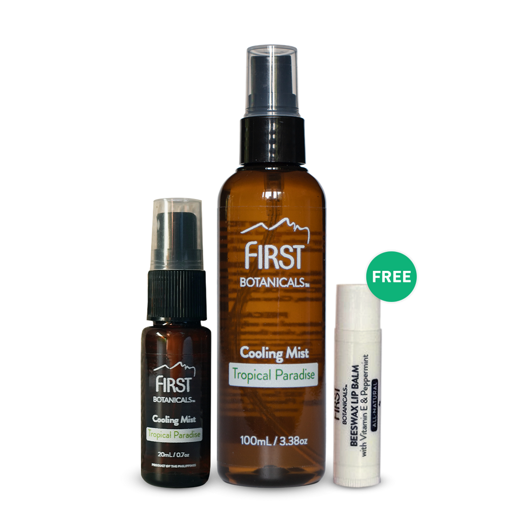 First Botanicals Cooling Mist Duo (100mL + 20mL + FREE Lip Balm)