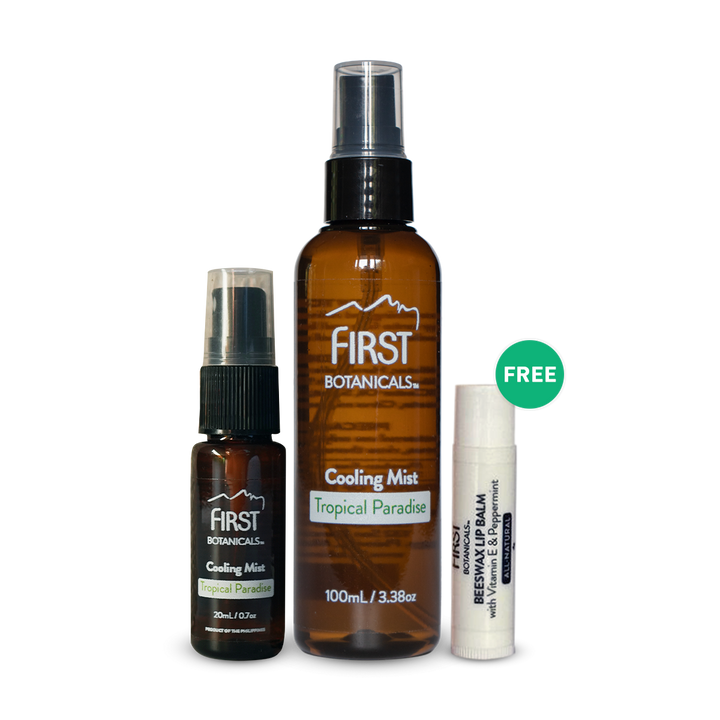 First Botanicals Cooling Mist Duo (100mL + 20mL + FREE Lip Balm)