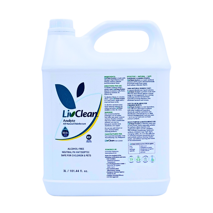 LivClean Anolyte Disinfectant