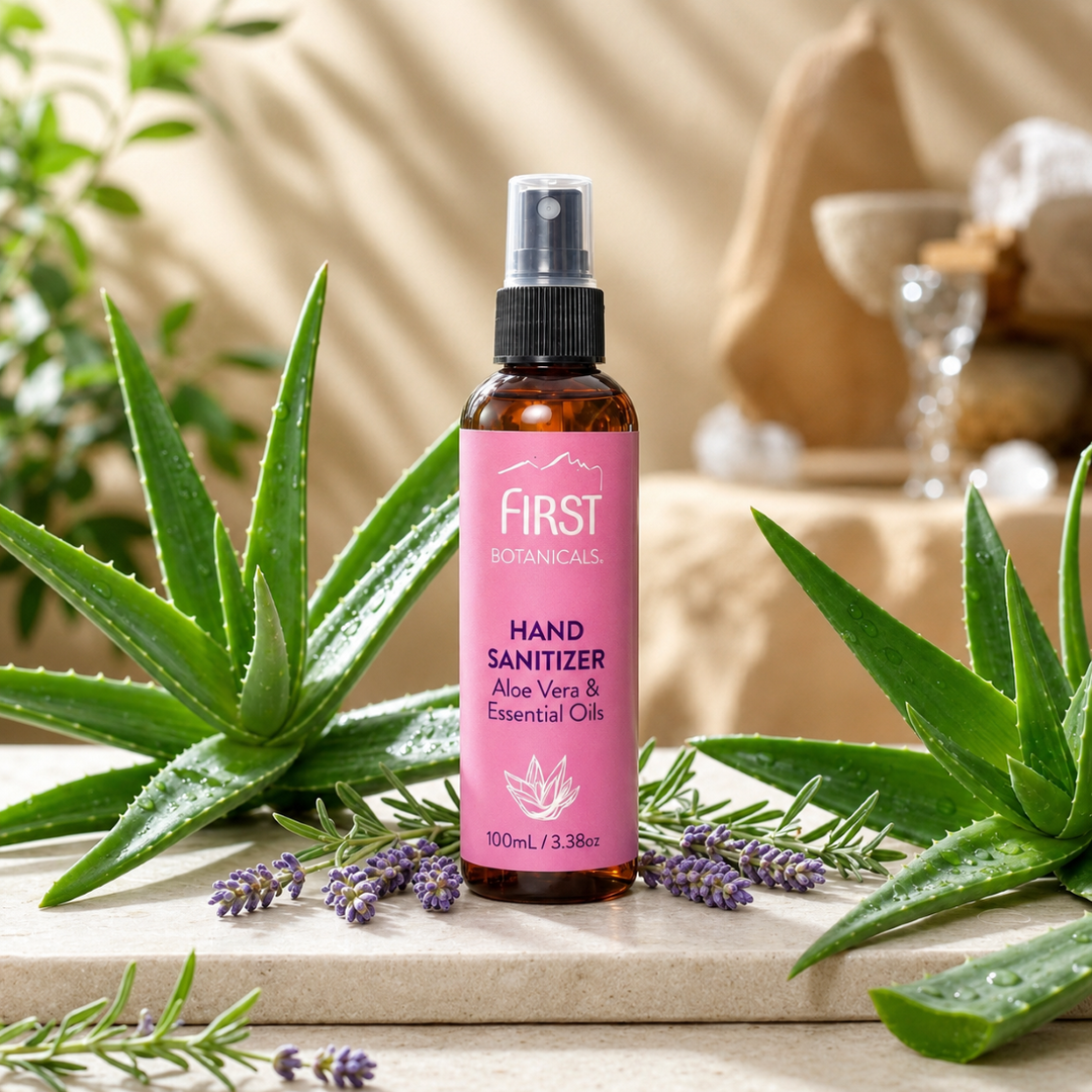 First Botanicals Hand Sanitizer w/ Aloe Vera & Essential Oil