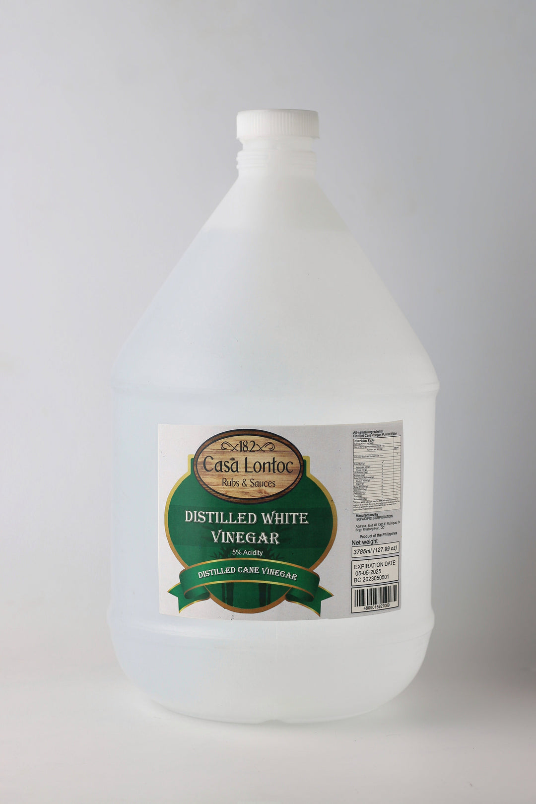 Distilled White Vinegar 1 Gallon [PE Container]