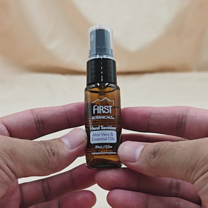 First Botanical Jetsetter's Bundle (Cooling Mist 20mL, Hand Sanitizer 20mL + Lip Balm + Slumber Mask)