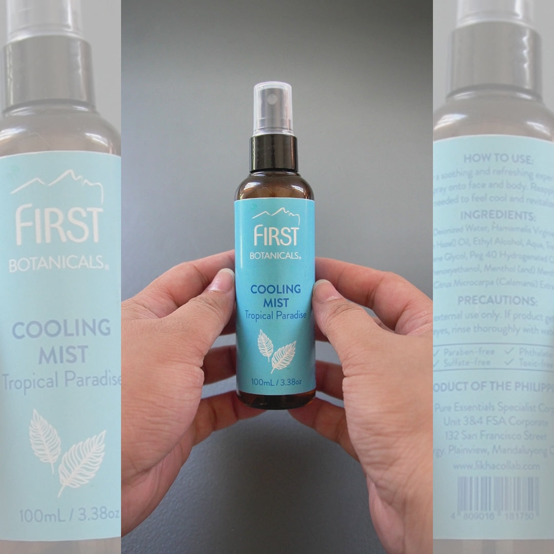 First Botanicals Travel Essentials Duo Gift Box (Hand Sanitizer 100ml + Cooling Mist 100ml)