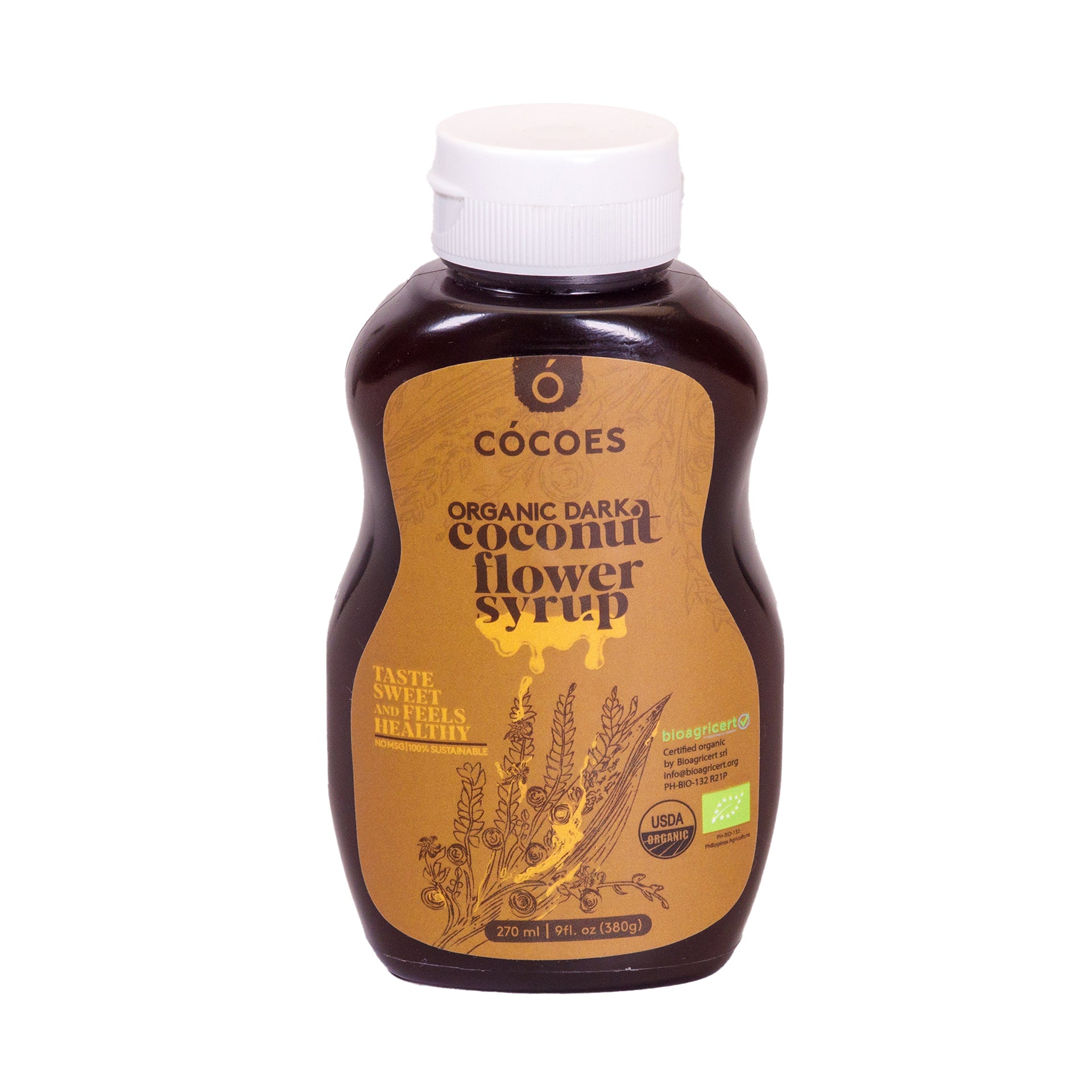 CÓCOES Organic Coconut Flower Syrup Dark - Sweet and Caramelized